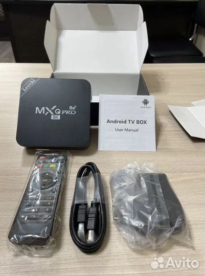 Смарт тв приставка андроид 8,16,32gb