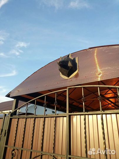 Пепакура, волк, полигональные фигуры