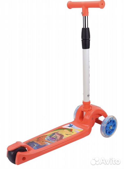 Самокат Рыжий кот 3-х колесный складной