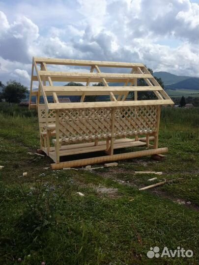 Беседка садовая из дерева