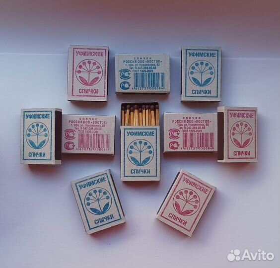 Спички бытовые обыкновенные