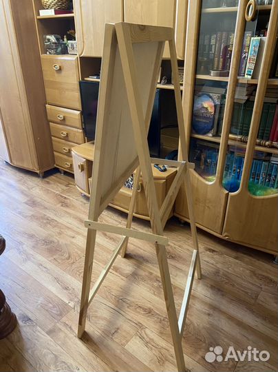 Мольберт напольный хлопушка 60х60х120см