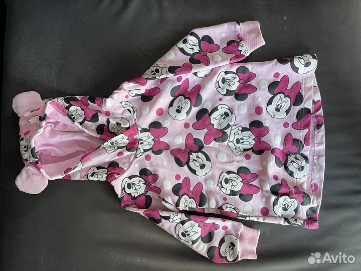 Платье с длинным рукавом для девочки Минни