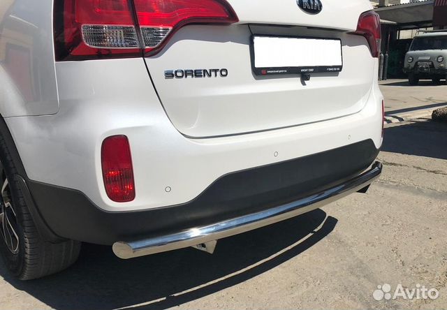 KIA Sorento 2013 Защита заднего бампера