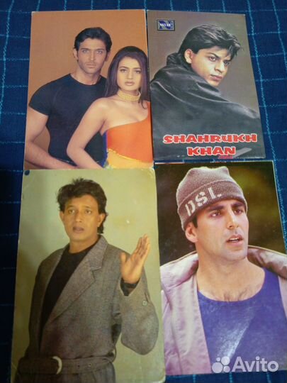 Открытки с индийскими актерами