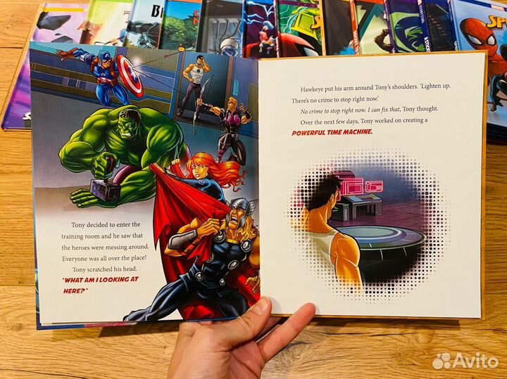 Книги на английском Marvel супергерои