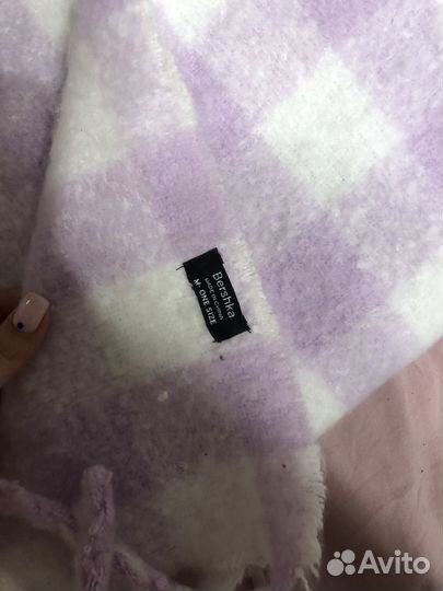 Женский шарфы и шапка вязанная bershka