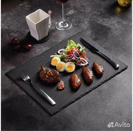 Декоративная сервировочная доска из сланца