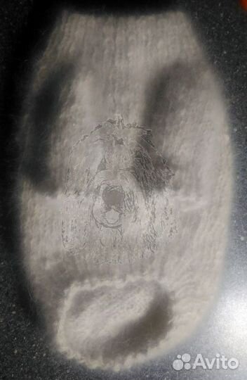 Свитерок из собачьей шерсти для маленьких собак и