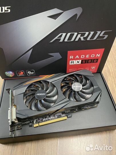 Видеокарта rx 580 8gb gigabyte aorus