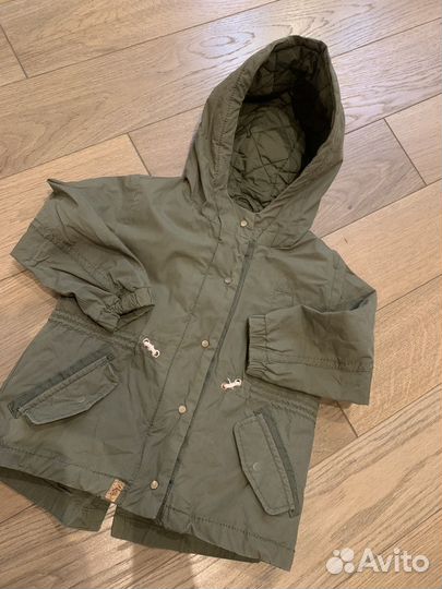 Утепленная ветровка zara 104