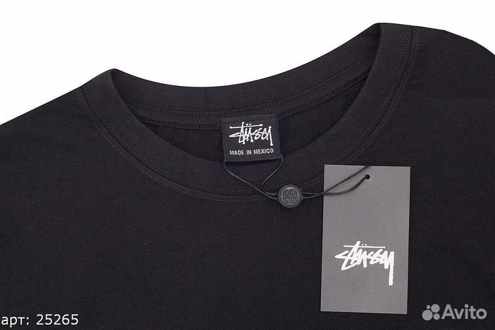 Футболка Stussy msk type Чёрная