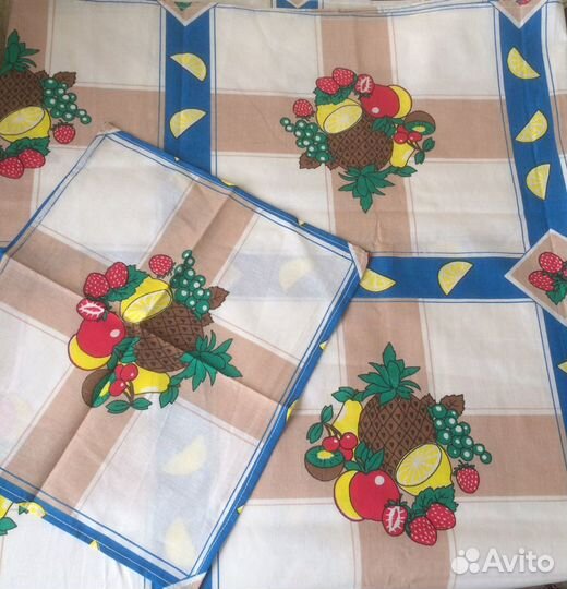 Скатерть салфетки прихватки СССР