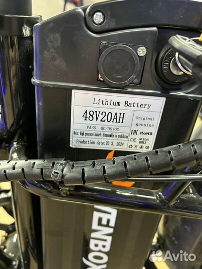 Фетбайк электрический велосипед /Wenbox 48v20ah