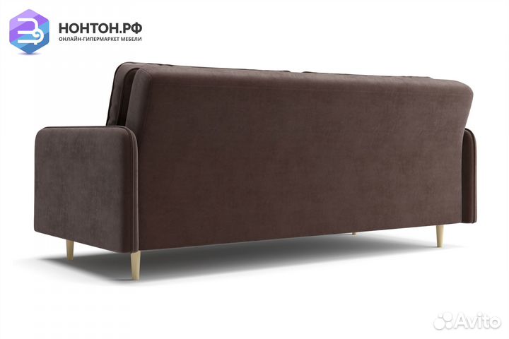 Диван книжка Эстет коричневый
