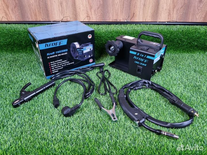 Полуавтомат Сварочный kroff 195/5 MG с проволокой