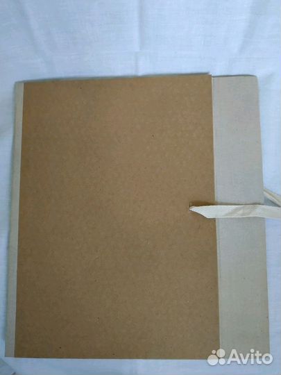 Папка картонная на завязках для бумаг, документов