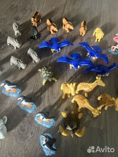 Игрушки из киндера серия животные