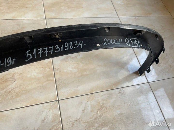 Расширитель крыла задний правый Bmw X6 F16 С 2014