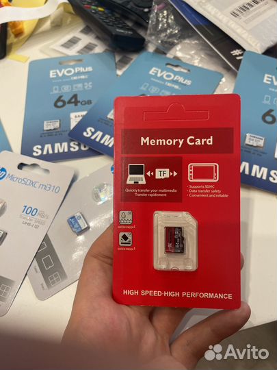 Карта памяти MicroSD 64gb