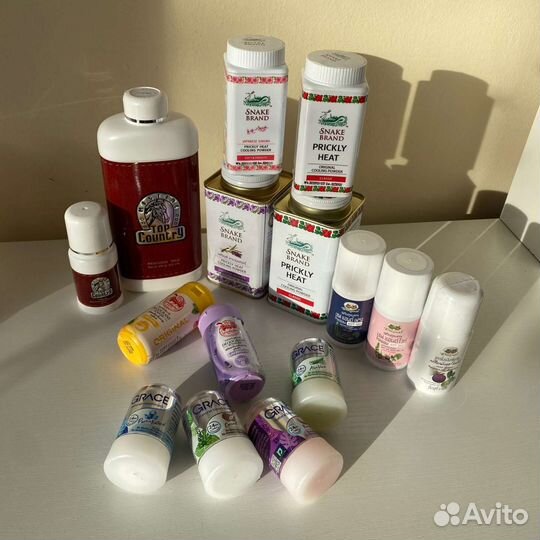 Дезодорант и охлаждающий тальк из Таиланда