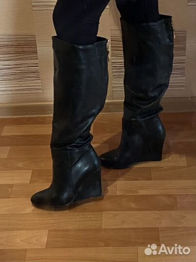 Сапоги зимние натуральная кожа