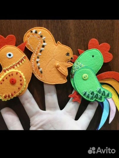 Развивающая книга из фетра