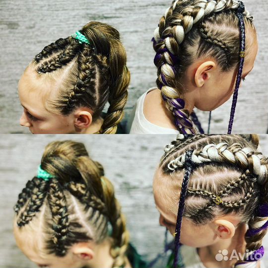 Плетение афрокос