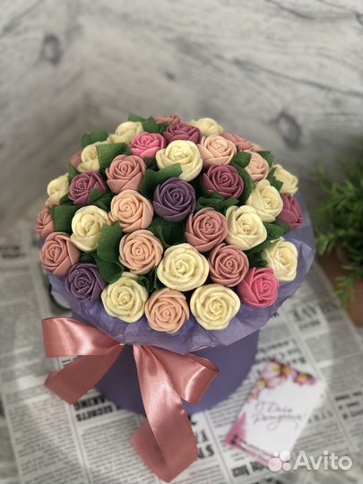 Шоколадный букет, вкусный подарок на день тренера