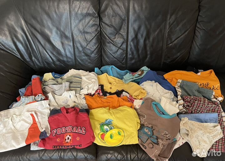 Пакет одежды для мальчика 2-3 года бу