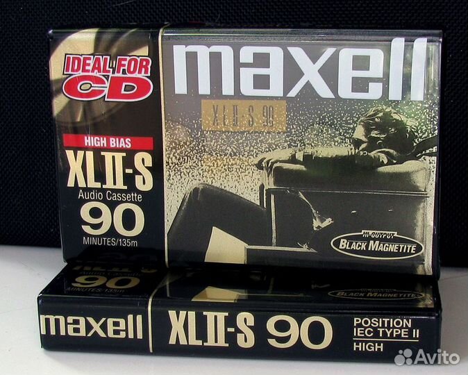 Аудиокассеты maxell XL II -S 90 1998 г. много