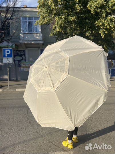 Зонт пляжный бежевый