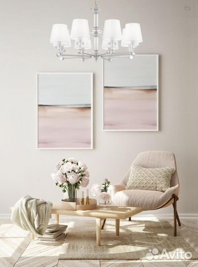 Подвесная люстра Maytoni Riverside MOD018PL-08CH