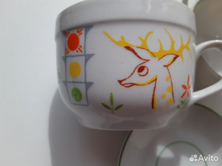 Чашка детская СССР фарфор