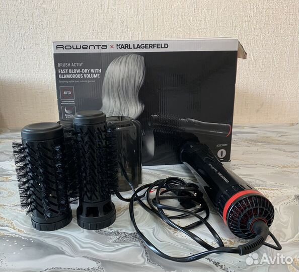 Фен -щетка rowenta x karl lagerfeld