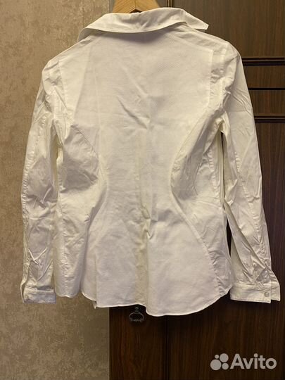 Белая рубашка, блузка х/б Италия 42-44