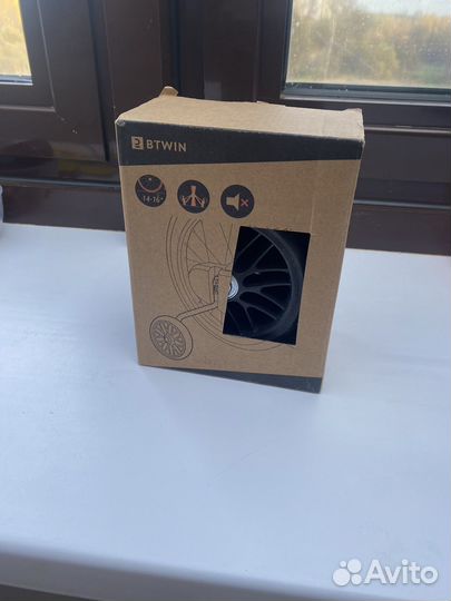 Дополнительные бесшумные колеса для велосипеда