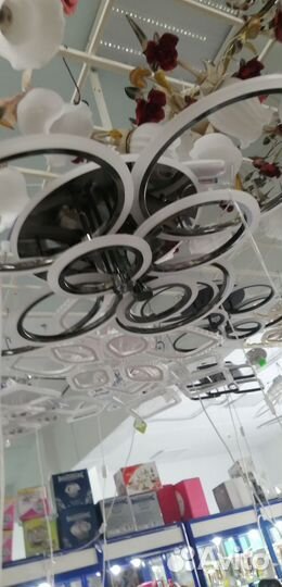 Люстра потолочная светодиодная с пультом