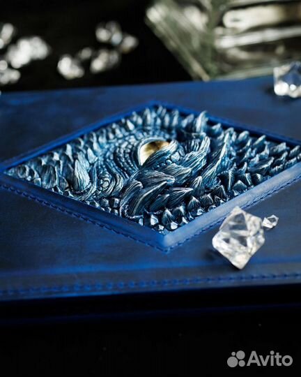 Органайзер из кожи А5. Дракон Маласса