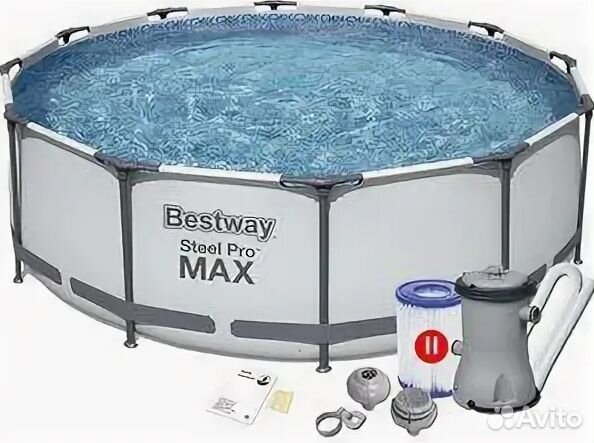 Каркасный бассейн Bestway, 366х100 см (фильтр)