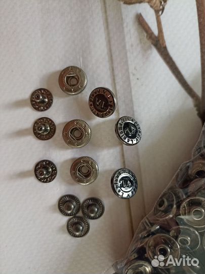 Кнопки для одежды Альфа 12,5 мм нержавейка