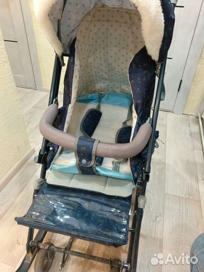 Детские санки коляска