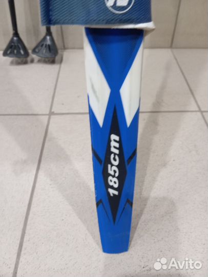 Беговые лыжи с палками подростковые 185 см