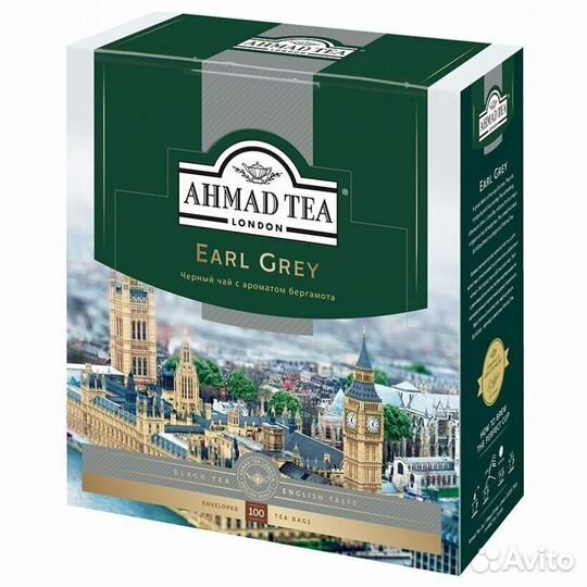 Опт - Чай Ahmad Earl Grey Бергамот 100пакетиков