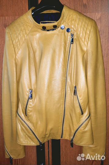 Женская кожаная куртка Roksan 44-46 р как новая
