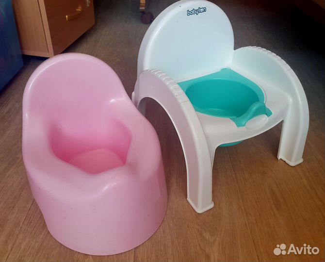Детский горшок пластиковый цена за оба