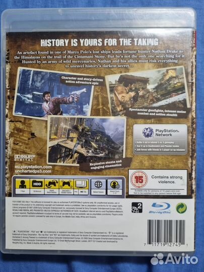 Uncharted 2: Among Thieves для PS3 англ.версия