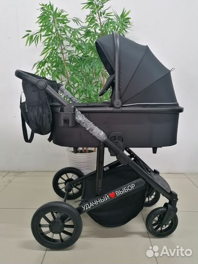 Новая коляска Sola Trio Comfort 3в1 (чёрный)