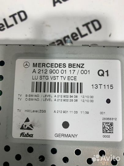 TV - тюнер Mercedes-Benz Gl-Class W166 3.0D 2013