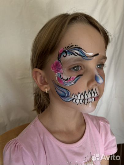 Аквагрим грим на Хеллоуин